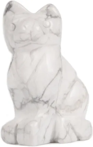 Vista 11 de Justinstones Estatua de gato guardián de piedra de sangre africana, decoración del hogar, reiki chakras curativos, cristal de escritorio, decoración