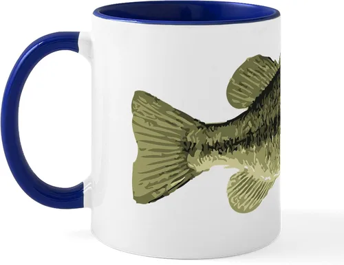 Vista 28 de CafePress Bigmouth Flathead - Taza de café de cerámica (11.0 fl oz)