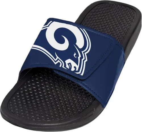 Vista 18 de FOCO mens NFL Team Cropped Big Logo Shower Sport Slide Flip Flop Sandals Casual Sandals