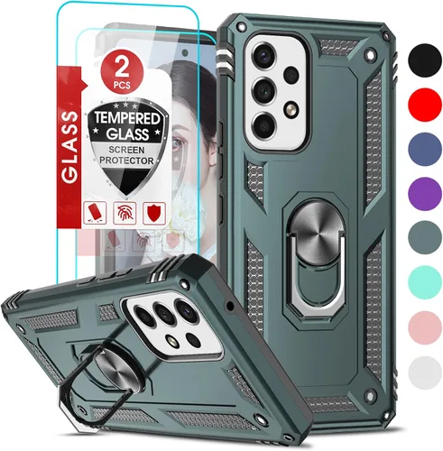 Vista 93 de LeYi Funda para Moto G Stylus 2022 4G (no compatible con 5G), funda para Moto G Stylus con 2 protectores de pantalla, funda protectora de grado Oro