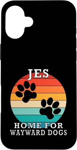 Vista 23 de JES Home for Wayward Dogs Family Name Case for iPhone 16
