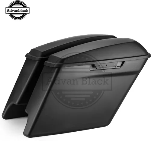 Vista 6 de Parabrisas personalizado Moto OnFire, diseño con aerógrafo, Saddlebags