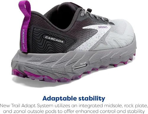 Vista 4 de Brooks Cascadia 17 Tenis para correr en montaña para mujer
