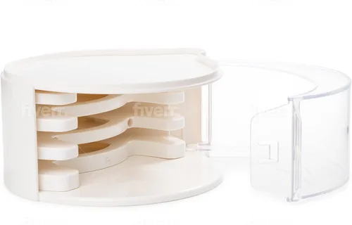 Vista 2 de Soporte de disco de cuchilla de corte para procesadores de alimentos Cuisinart DLC-DH (almacena 3 cuchillas de disco de corte)