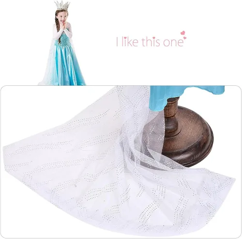 Vista 6 de LOEL Vestido de princesa, disfraces de princesa para niña, cumpleaños, Halloween, Navidad, cosplay