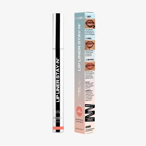 Vista 9 de Sacheu Lip Liner STAY-N Peel Off - Tinte labial impermeable de larga duración con ácido hialurónico y vitamina E, acabado mate a prueba de COREAL