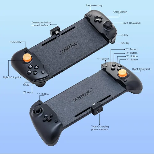 Vista 41 de ECHZOVE Upgrade Nintendo Switch OLED Controller Grip - Ergonomic Animal Crossing Style Controller with Joystick, NFC, Turbo, Six-Axis Gyro, Dual