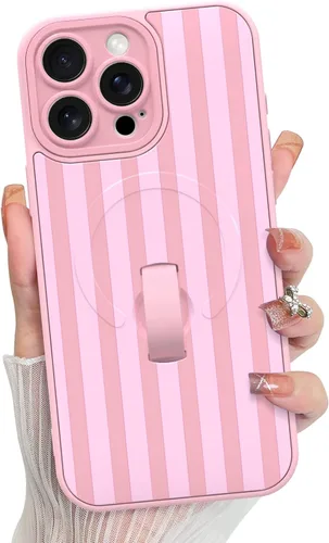 Vista 96 de KANGHAR Compatible con iPhone 17 Pro Case Spot Pattern - Negro Mancha rosada negra