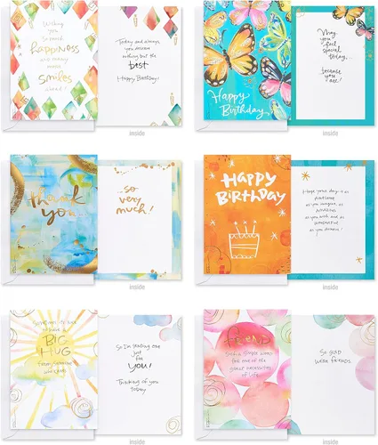 Vista 5 de American Greetings - Paquete de tarjetas para todas las ocasiones, diseños de Kathy Davis (40 unidades)