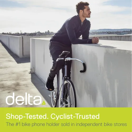 Vista 6 de Delta - Soporte de bicicleta para funda de smartphone, iPhone Android Samsung HTC, impermeable