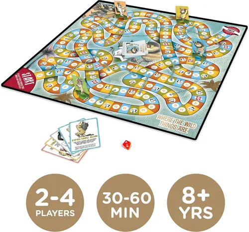 Vista 2 de AQUARIUS Juego de mesa Where The Wild Things are Journey, diversión para niños y adultos, mercancía y coleccionables con licencia