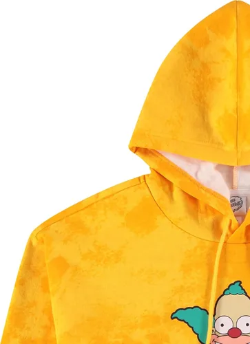 Vista 3 de The Simpsons Sudadera con capucha clásica Bart Simpson Homer, Bart, Lisa, Otto Tie Dye para hombre