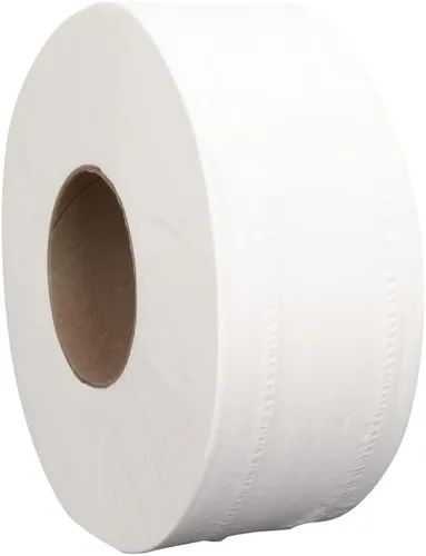 Vista 2 de Sofidel Right Choice - Toalla de baño de 2 capas Jumbo color blanco, 9 x 700 pies, 12 por caja.