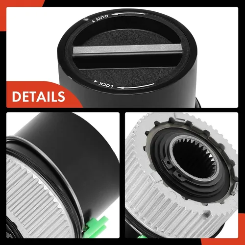 Vista 7 de A-Premium Actuador de cubo de bloqueo automático 4WD compatible con Ford F-250 Super Duty, F-350 Super Duty, F-450 Super Duty, F-550 Super Duty