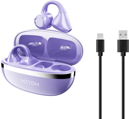 Vista 8 de Auriculares abiertos con clip Bluetooth 5.4, para orejas pequeñas (negro)