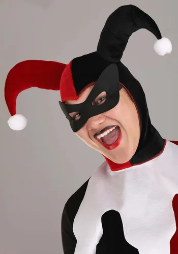 Vista 4 de Disfraz de Harley Quinn de lujo de talla grande