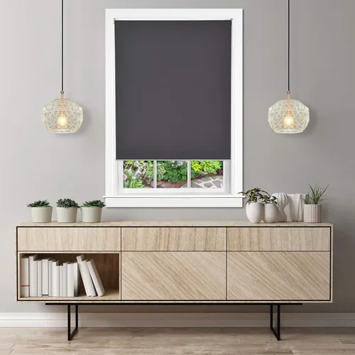 Vista 6 de ALLBRIGHT - Persianas de vinilo enrollables clásicas para dormitorio. Bloquean la luz por completo