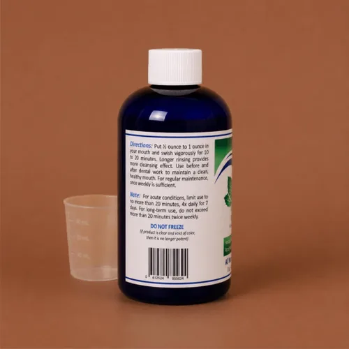 Vista 5 de Nature's Rite Plata coloidal - Terapia oral y dental - Enjuague bucal para aliento fresco y encías saludables - Solución de cuidado bucal totalmente