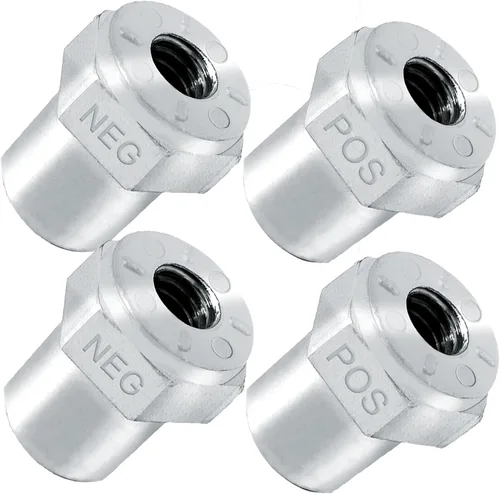 Vista 5 de Adaptador de poste de batería de coche: Adaptador de batería de 2 postes laterales a poste superior con rosca hembra de 3/8