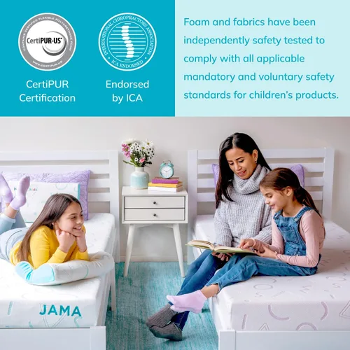 Vista 6 de MLILY Almohada infantil para dormir, almohada ajustable de espuma viscoelástica para niños, juego de cama, almohadas transpirables y refrescantes