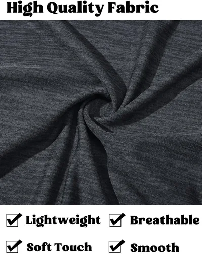 Vista 6 de MAGCOMSEN Camisetas de entrenamiento para mujer, cuello redondo, manga corta, ligeras, suaves, para deportes, fitness, ejercicio, yoga
