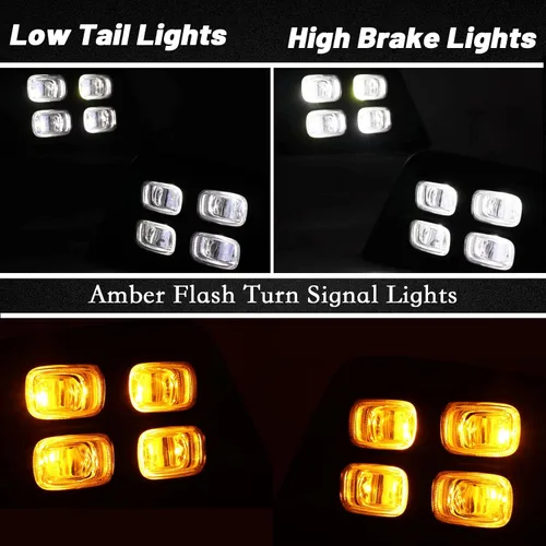Vista 3 de Switchback - Lámpara LED antiniebla frontal color blanco y ámbar, luz intermitente LED intermitente para 2012-2015 compatible con accesorios Toyota