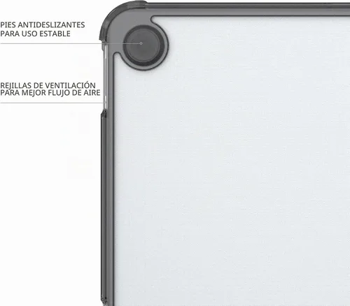 Vista 6 de UAG Plyo - Funda para MacBook Neo, 13" 2026 A18 A3404, hielo transparente Plyo - Hielo
