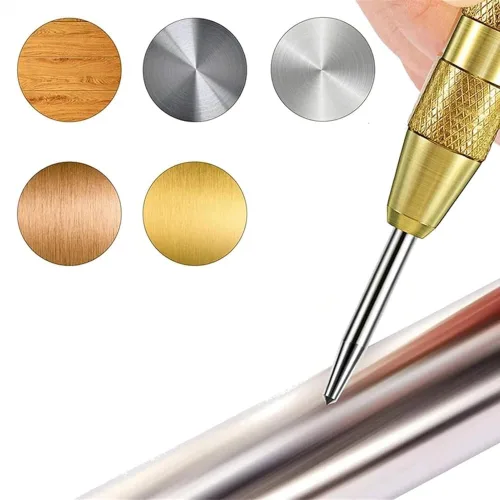 Vista 6 de Step Drill Bit 10pcs Step Drill Bit Set 1/4 Inch Hex Shank 5 Flute Countersink Drill Bit Set Automatic Center Punch
