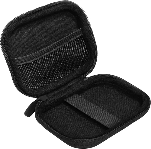 Vista 4 de Alltravel Funda tamaño palma para cargador portátil inalámbrico magnético plegable, compatible con Yiisonger, Anker 622/633, AOGUERBE, podoru (negro)