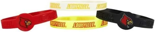 Vista 8 de aminco NCAA unisex-adult Silicone Bracelet (4-Pack)