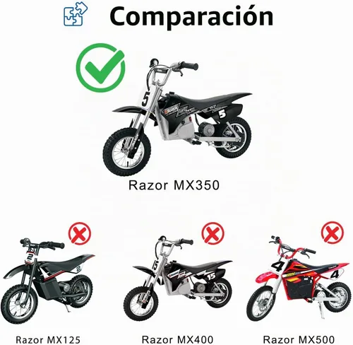 Vista 4 de AlveyTech Controlador ZK2430-D-FS-ROHS de 24 voltios para la moto Razor MX350 Dirt Rocket (versiones 33-36) - Módulo de control de velocidad