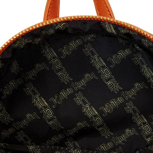 Vista 6 de Loungefly Jujutsu Kaisen Yuji Itadori Bolso de hombro con doble correa, Multi, Mini