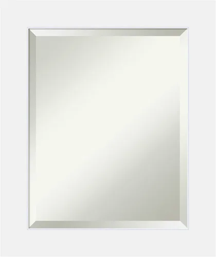 Vista 14 de Amanti Art Espejo de baño de madera, espejo de pared negro Corvino para usar como espejo de tocador de baño sobre el fregadero (35 x 45 pulgadas)