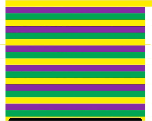 Vista 3 de HTV con estampado de Mardi Gras (19.66 x 36 pulgadas) - Mardi Gras