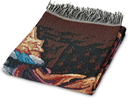 Vista 5 de Northwest Manta Tapiz Tejida de Harry Potter, Decoración del Hogar de Diseñador, Moderno, Regalo Único, 48" x 60", Escudo de Gryffindor Escudo