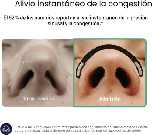Vista 3 de Intake Breathing Kit de iniciación de tira nasal, aumenta ingreso de oxígeno, reduce los ronquidos, mejora la calidad del sueño, resistente al Negro