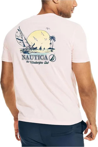 Vista 3 de Nautica Camiseta gráfica hecha de forma sostenible para hombre