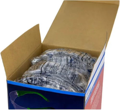 Vista 6 de SAFE HANDLER Lentes de seguridad protectoras para niños, lentes resistentes a impactos y balísticas, patillas de color de lente de policarbonato