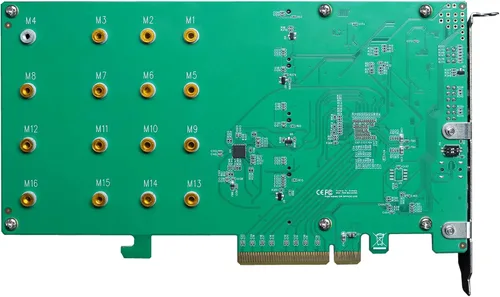 Vista 5 de Highpoint Technologies M.2 SSD6204A NVMe Boot RAID Controller de 4 puertos para VMware ESXi y sistemas de virtualización, color verde
