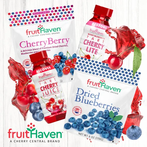 Vista 6 de fruitHaven Arándanos secos, totalmente naturales, sin gluten, sin perservantes, buena fuente de fibra, vitaminas y minerales, propiedad