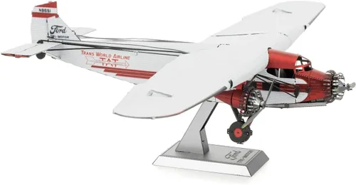 Vista 5 de Metal Earth Ford Trimotor 3D Kit de modelado de metal Fascinaciones