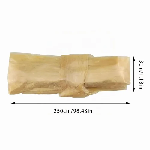 Vista 3 de Funda de salchicha comestible para secado, tubo de funda de salchicha seca comestible para salchichas caseras con sabor para máquina de hacer