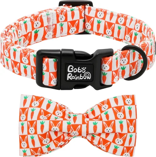Vista 19 de Collar para perro, con estampado de tiburón, collar para cachorro, collar para mascotas, collar de lazo para perros, suave, duradero, ajustable
