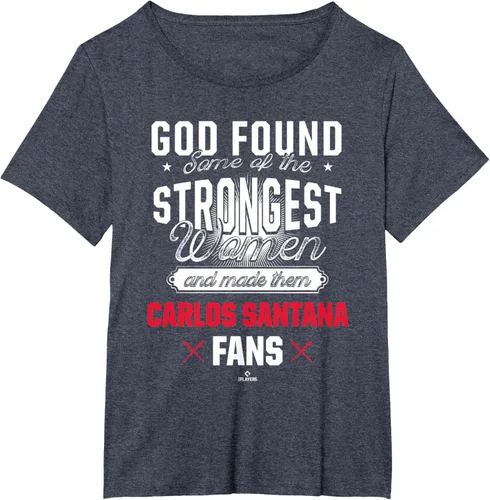 Vista 10 de Dios encontró la mujer más fuerte Carlos Santana camiseta