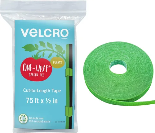 Vista 8 de VELCRO Brand VEL-30087-AMS Paquete Inicial de Lazos ONE-WRAP para Jardines en Contenedores o Plantas de Interior, 12 piezas, Pre-Cortados, 6 in x