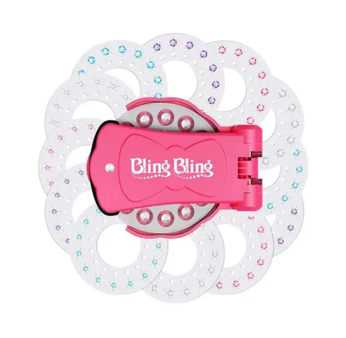 Vista 2 de Maquina Pega Gemas Cabello Bling Bling