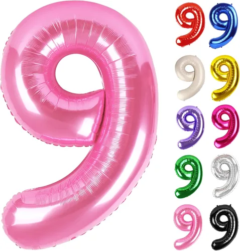 Vista 299 de Globo negro del número 0 de 40 pulgadas – globo número 0, decoraciones