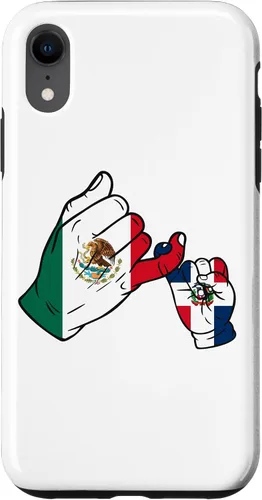 Vista 8 de iPhone 15 Parent and child Mexico and Dominican Republic family Case