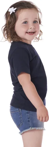 Vista 4 de Gerber Camiseta unisex de manga corta para bebé, 5 unidades, color liso, 5.64ozm, Neutro