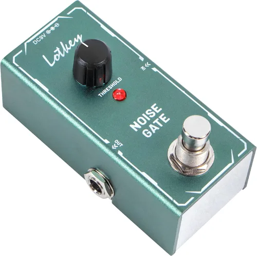 Vista 11 de Pedal de guitarra de distorsión Crunch, pedales de efectos eléctricos Lotkey Mini tipo DC 9V True Bypass